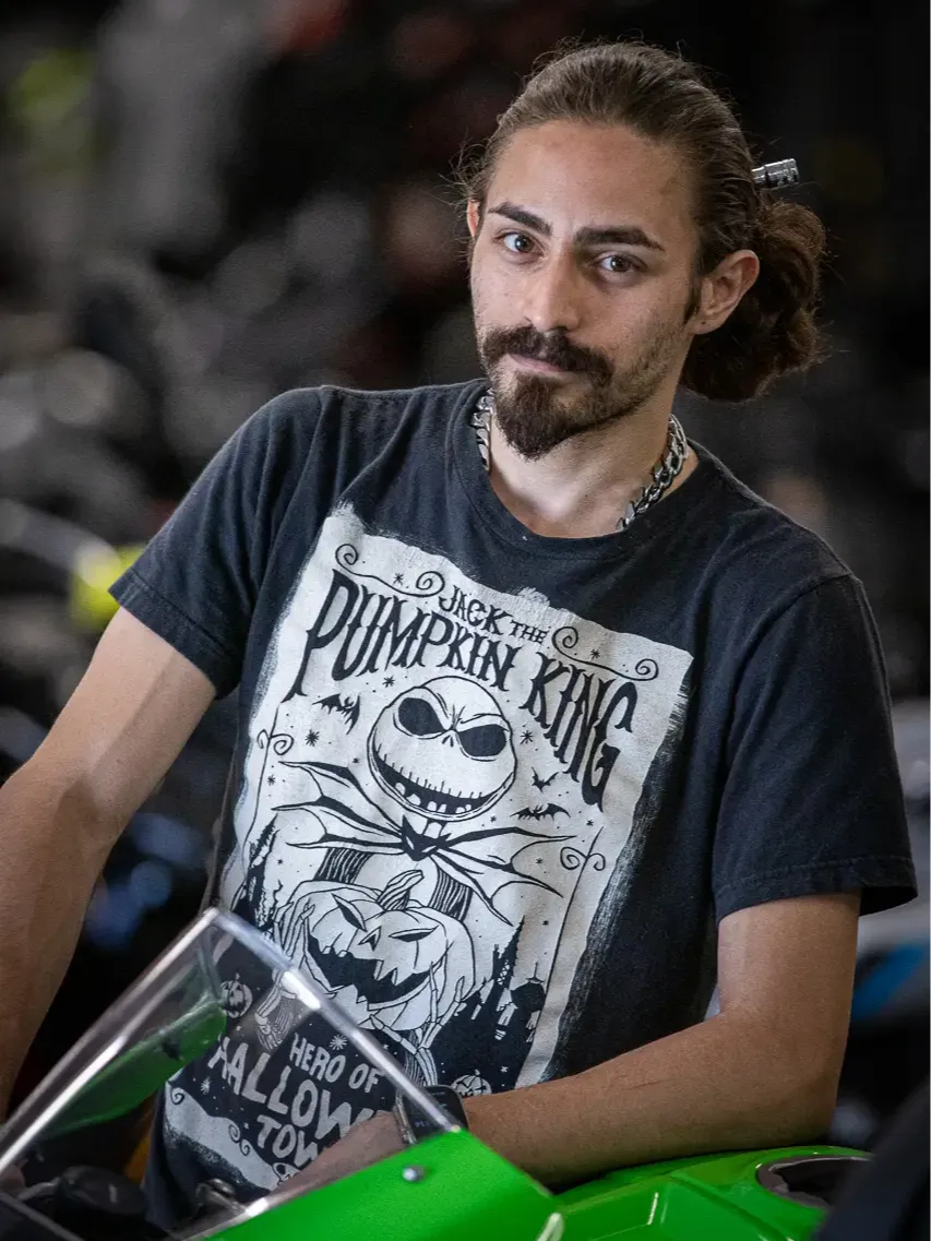 Build Tech Matthew Rivas in Service Department at RC Hill Powersports Orlando